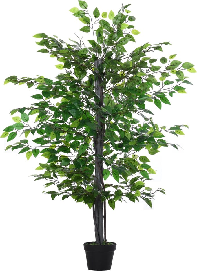 Outsunny - Kunstplant - Banyanboom - Ø 20 x 145H cm - Groen