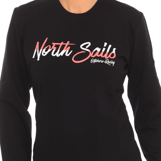 Sweater met lange mouwen en ronde hals 9024250 dames