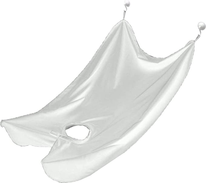 Baard Schort Scheer Cape Scheer Schort Baardschort Beard Cape Baard Verzorging - Wit
