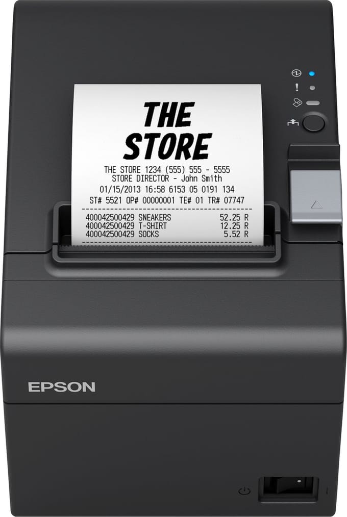 Epson TM T20III POS ontvangstprinter Ethernet/LAN - Zwart-wit - Thermische inkjet