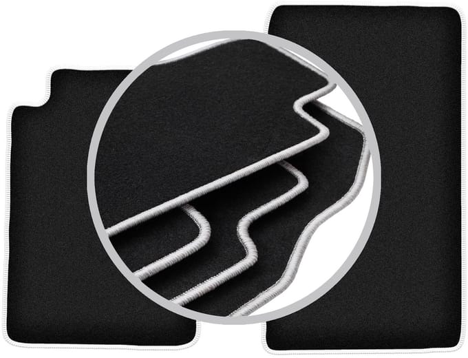 CARLUX-SILVER automatten voor: Mercedes SLK R170 cabriolet (1996-2004)