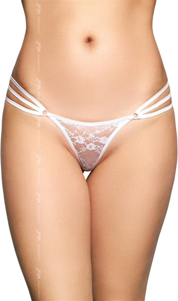 SoftLine sexy string - wit S/M