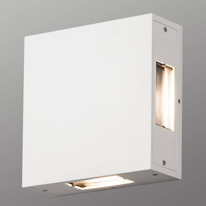 Konstsmide Cremona - Led buitenwandlamp, verstelbaar, wit