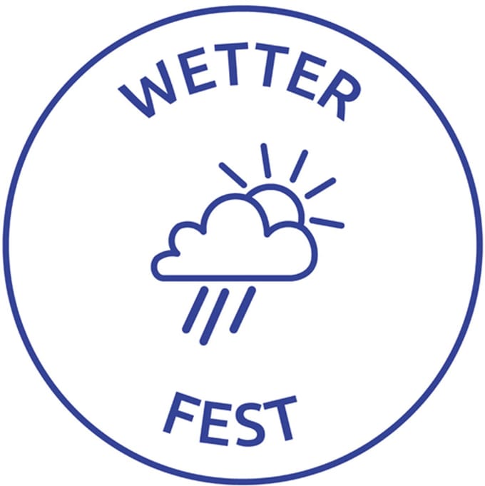 Raamhartje waarschuwingsstickers, zelfklevend, zwart
