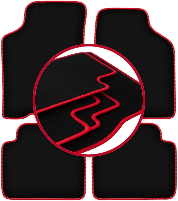 CARLUX-RED automatten voor: Kia Sephia I sedan (1994-1997)