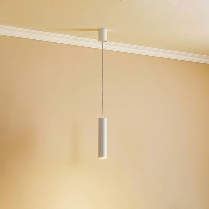 Nowodvorski Lighting Hanglamp Eye, hoogte kap 25 cm, wit