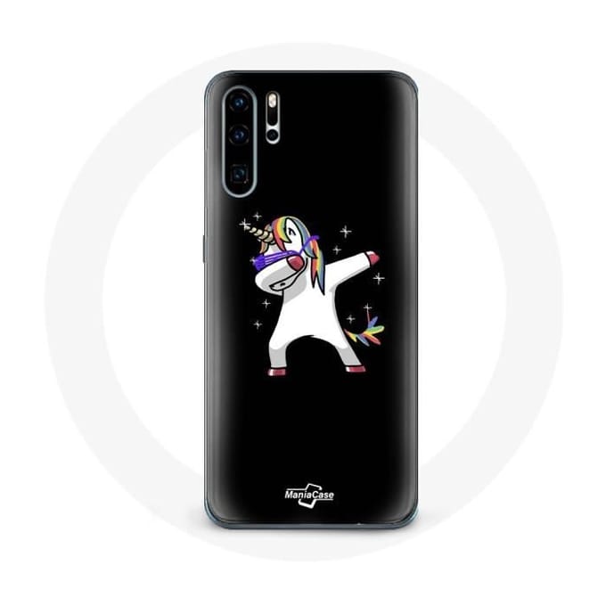 Coque pour Huawei P30 - Dab - Licorne - Souple - Protection - Enfant