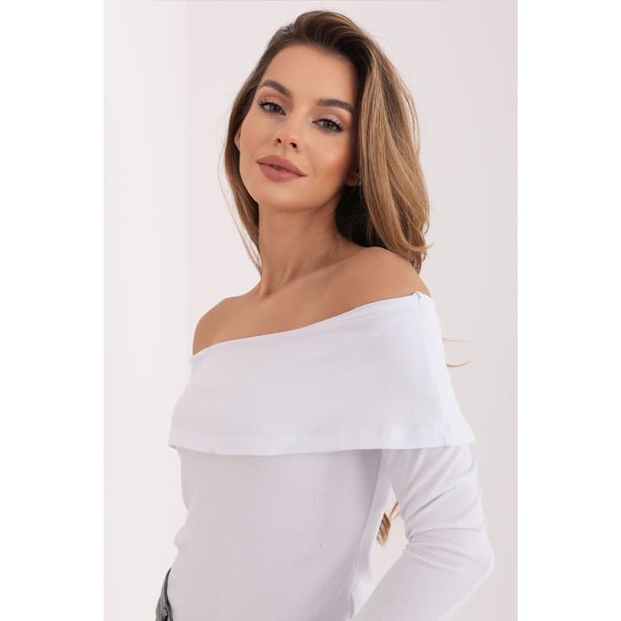 Sienna Off Shoulder Top - Wit / S/M