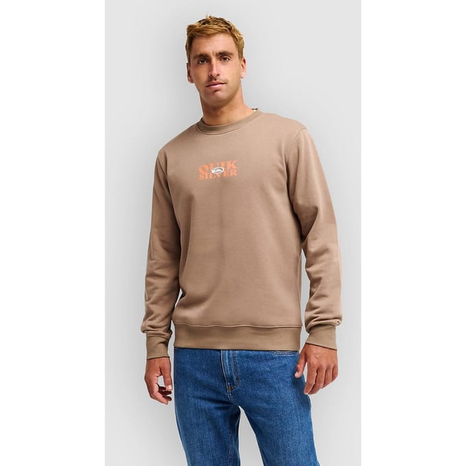 Quiksilver True Crew Sweatshirt Bruin 2XL Man