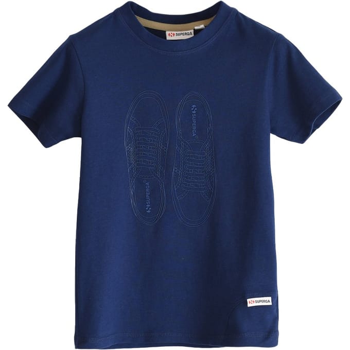 Superga Kinder/Kinder Schoenen T-Shirt (Marine)