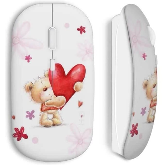 Minion Heart Teddybeer draadloze muis