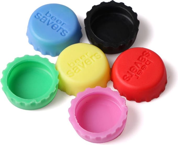 Eizook Bierfles afsluit dopjes - Anti insecten dopjes - Bierdoppen - Bier dop - Bierfles - Flessenstop - set van 6