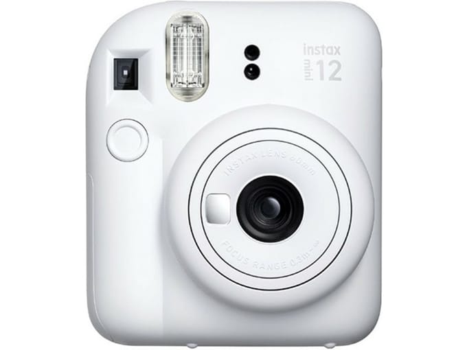 Fujifilm instax mini 12 Clay White Polaroidcamera Clay White