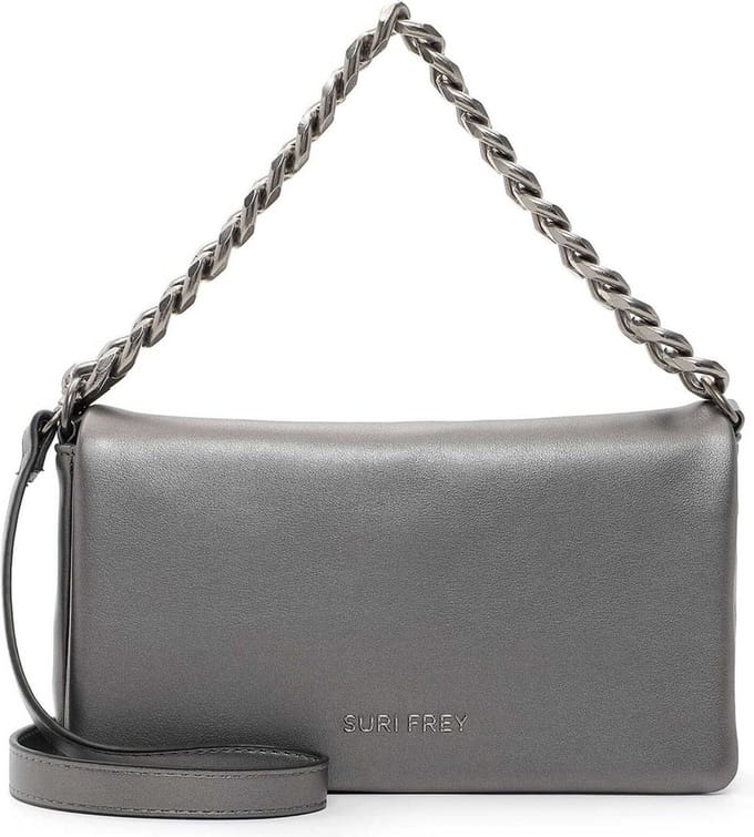 SURI FREY Schoudertas Kary Handbag Darksilver Zilverkleurig