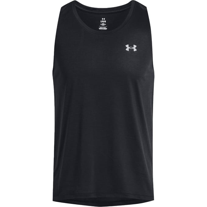 Under Armour T-Shirt Ua Launch Singlet Black 001-S (US SM)