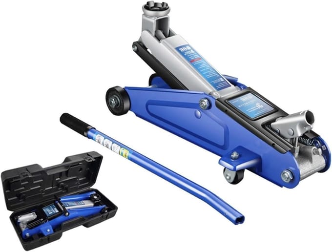 Hydraulische Krik - Autokrik - Banden Wisselen - Robuuste Constructie - 3 Ton Capaciteit - Zwart