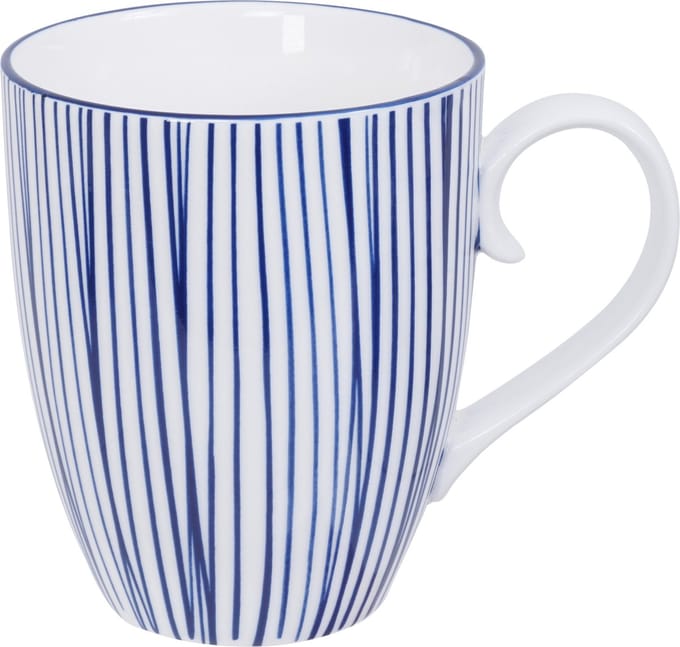 Tokyo Design Studio -  Nippon Blue Theemok - Lijnen - 8.5x10.2cm - 380ml