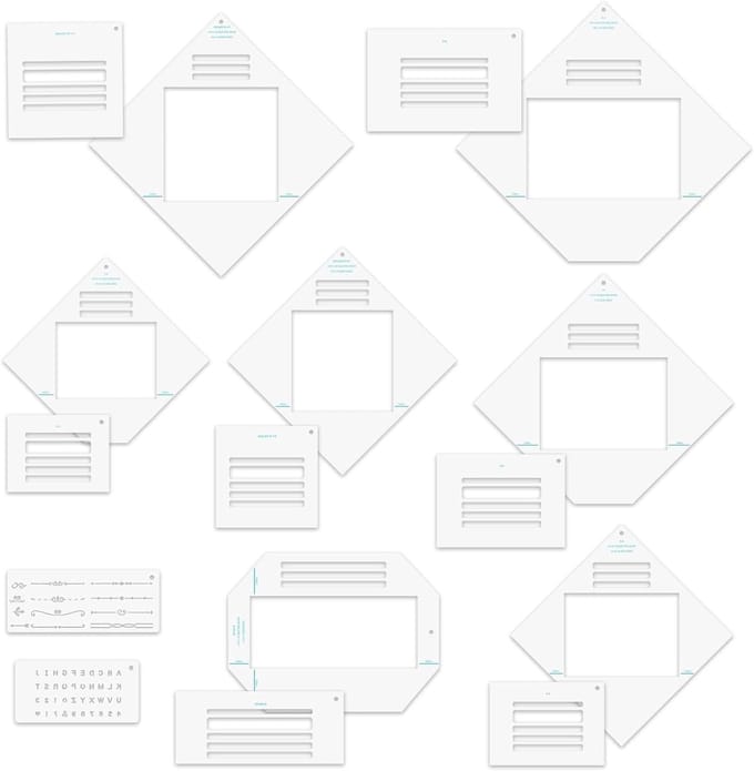 Complete Gids voor het Maken van Enveloppen met Sjablonen en Tools voor Kaarten, Scrapbooking en DIY Creatieve Projecten