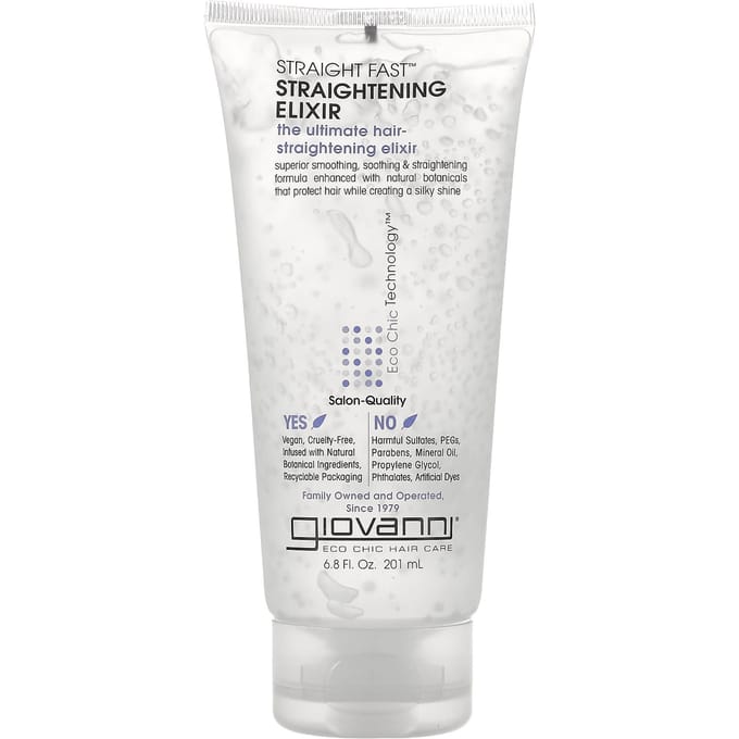 Giovanni Cosmetics - Straight Fast Straightening Elixir - 200 ml