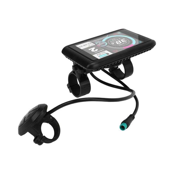 Elektrische Fiets Fiets Paneel UKC1 Kleurendisplay LCD-display voor Elektrische Fiets Scooter met black