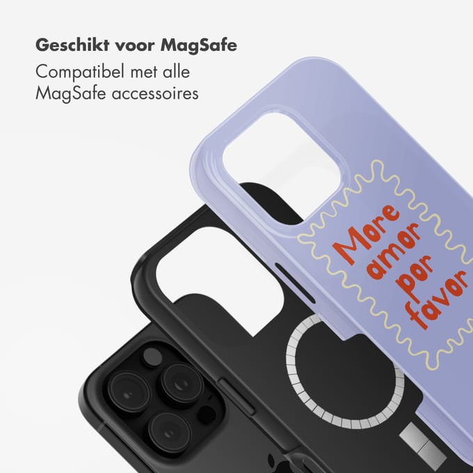 Selencia Vivid Backcover met MagSafe voor de Apple iPhone 16 Pro Max - More Amor