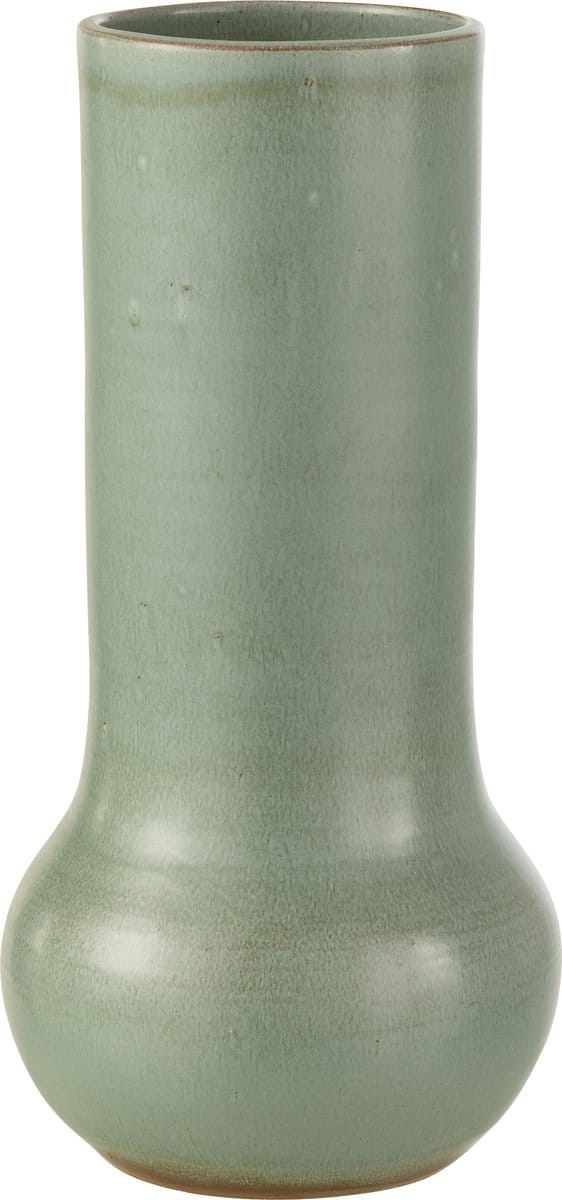 J-Line vaas Organic - keramiek - grijsblauw - 40 cm hoog
