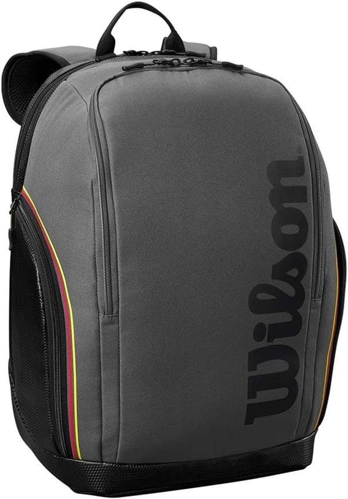 Padel Rugzak voor Maximaal 2 Rackets en Laptop - Rood/Zwart