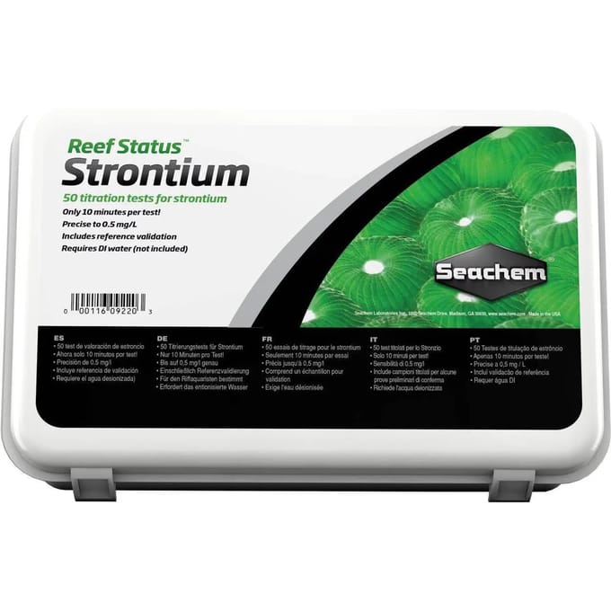 Watertest Seachem Reef Status Strontium