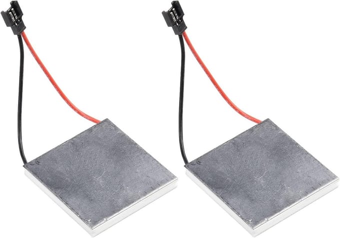 2x Hoge Kwaliteit Thermo-elektrische Module voor Houtkachel Ventilator - Vervanging