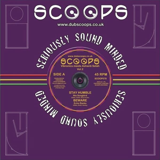 Vibronics Meets Ashanti Selah (Feat. Echo Ranks) - Stay Humble (10" LP)