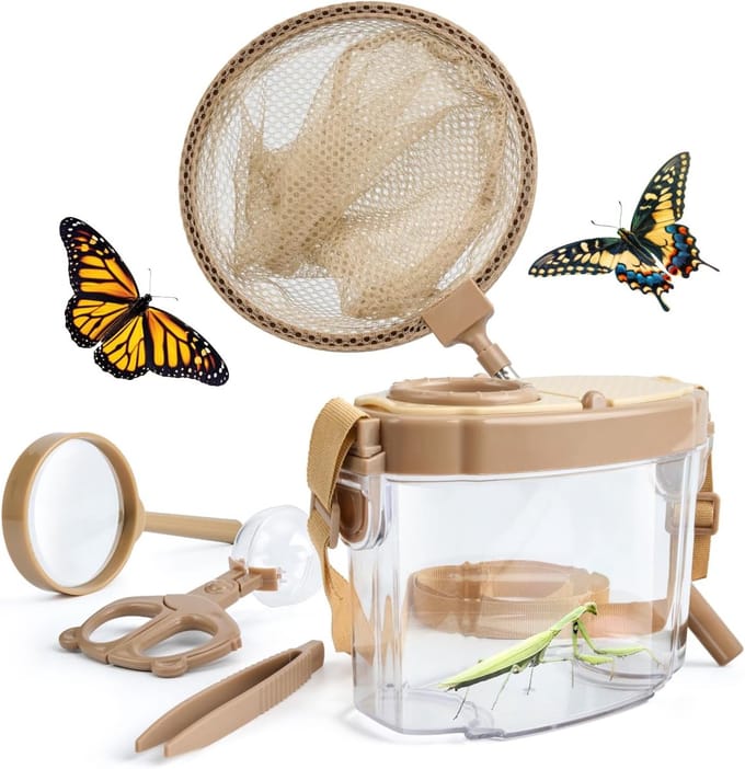 Insecten Vangset - Ontdekking Set - Buiten Spelen - Compleet Met Net - 21 x 20 x 10 cm
