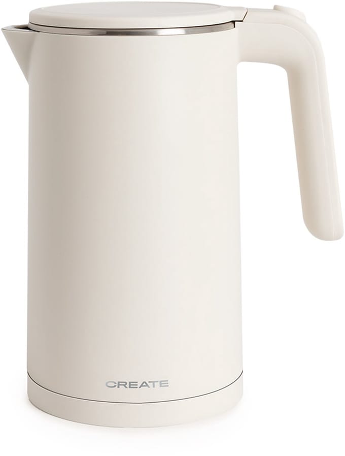 CREATE - 1 L elektrische waterkoker met temperatuurregeling - 1000W - Wit - KETTLE STUDIO PRO