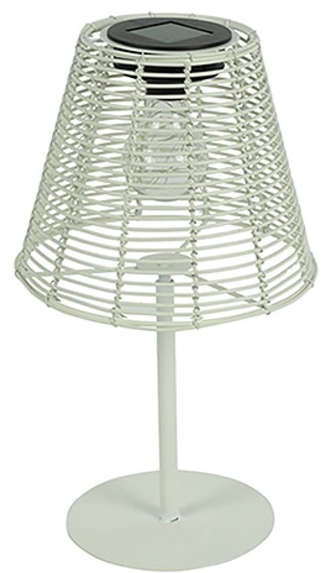 Solar Tafellamp Hira - Wit - 33 cm
