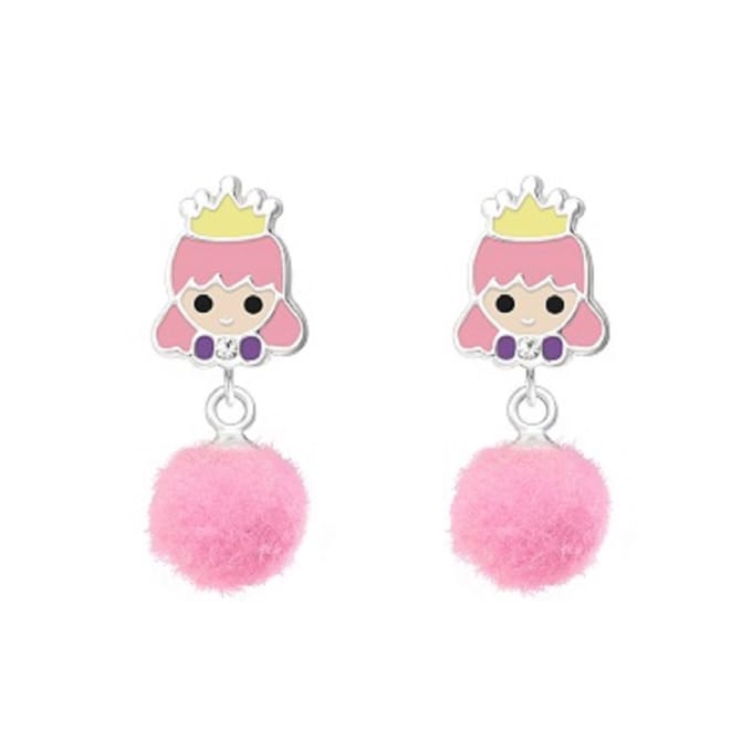 Oorknopjes-princes pompom