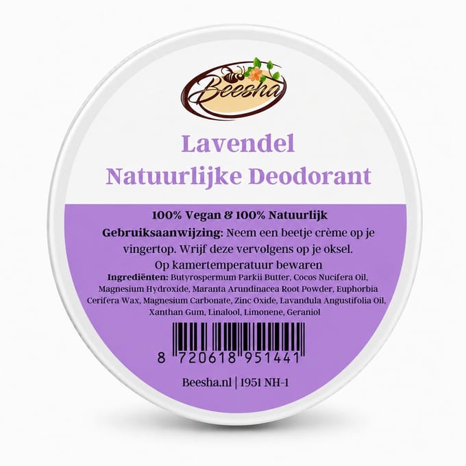 Beesha - Natuurlijke Deodorant Lavendel