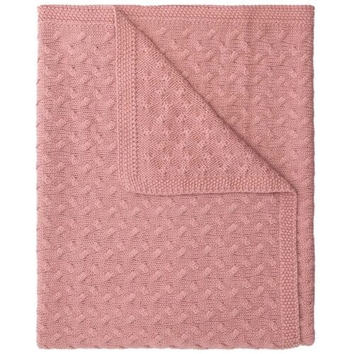 Prénatal wiegdeken kabel Dark Pink unisex