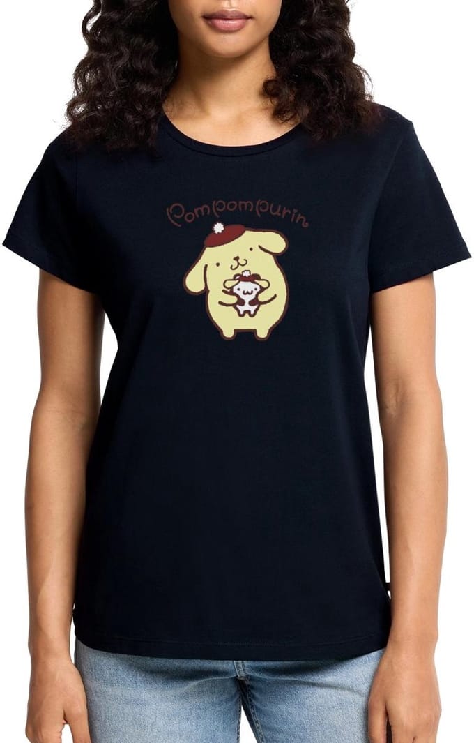 Pompompurin Met Muffin Verkleed Als Pompom Purin Premium T Shirt Dames