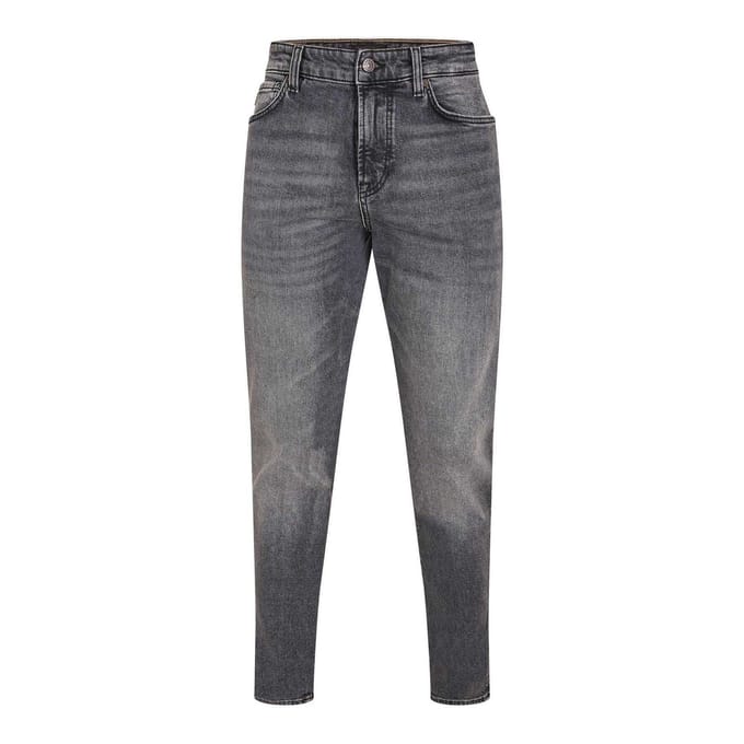 Boss Heren Denim 5 Pockets Slim Jeans (Medium Grijs)