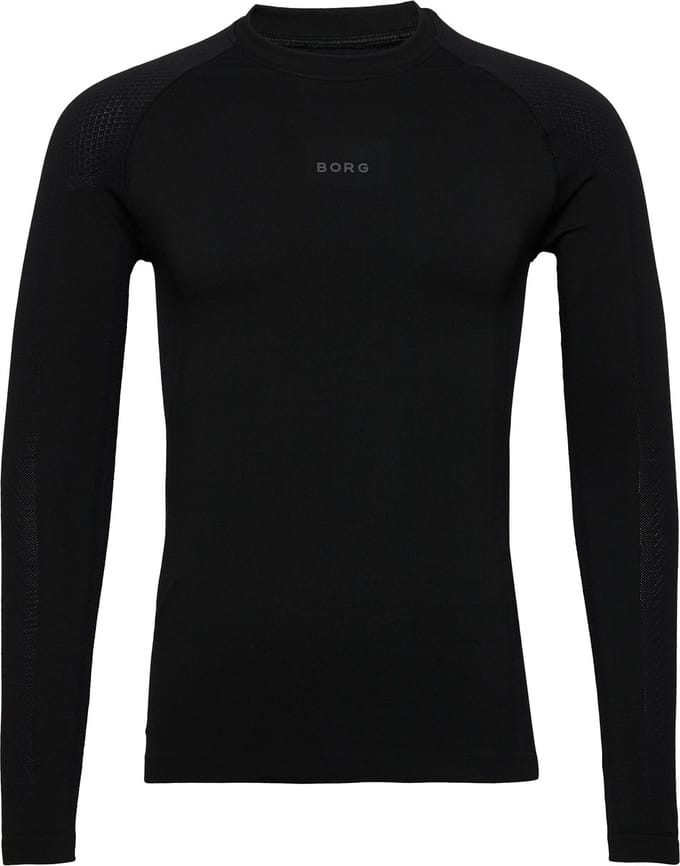 Björn Borg running seamless ls T-shirt - zwart