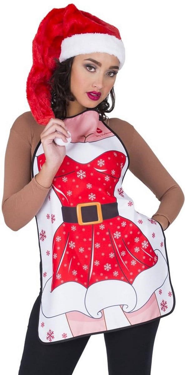 Favourite Dinner Santa Schort Vrouw