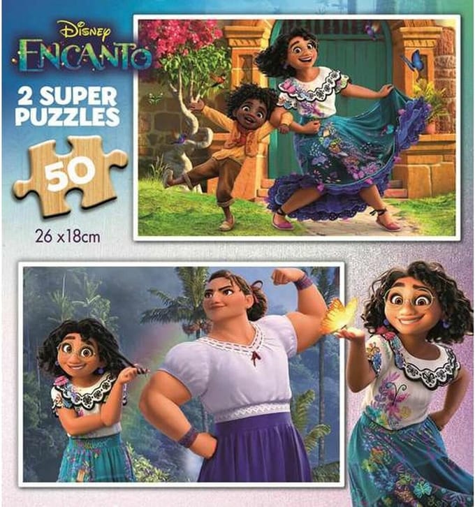 Houten puzzel van 2 x 50 stukken Educa Encanto Disney