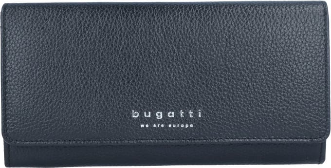 Bugatti Portemonnee ''Linda" Zwart echt leder (1-delig)