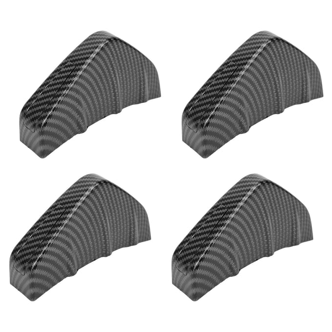Aileron Arrière Universel Aileron de Requin Queue Lèvre de Pare-Chocs Inférieur Diffuseur Séparateur avec BoucleNoir