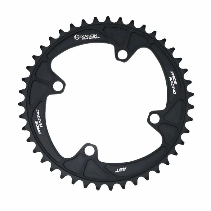 Tandwiel 4 schroef zonder schroefdraad Pride Racing Hexagon 47T