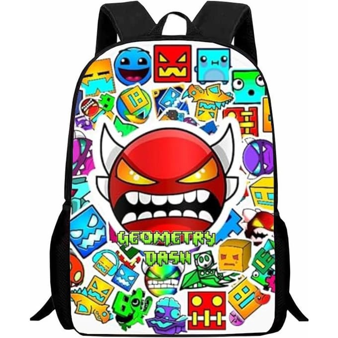 Geometry Dash Student Rugzak Geometry Sprint Rugzak Lichtgewicht 12e Klas Jongens en Meisjes
