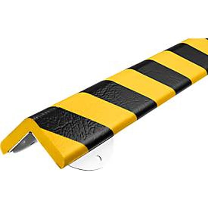 Randbescherming Wall Protection Kit, type H+, 1 m/stuk, geel/zwart
