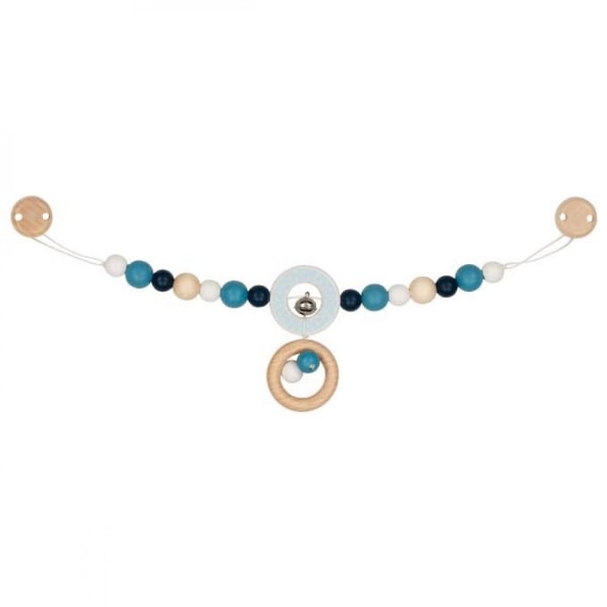 Heimess kinderwagenspanner hout - kleurrijk speelgoed voor baby's 40cm.