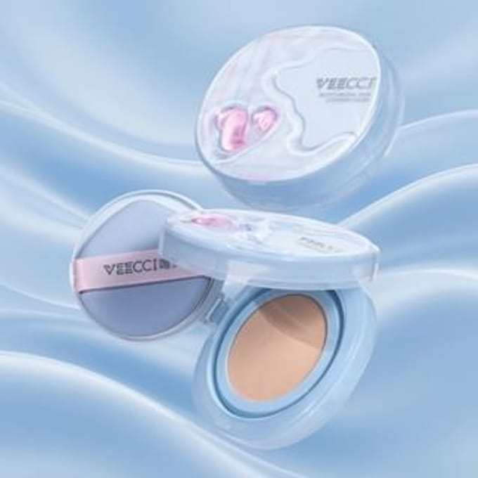 VEECCI - Luminous Moisturizing Skin Fit Cushion Cream - 2 Shades W01# Ivory - 10g
