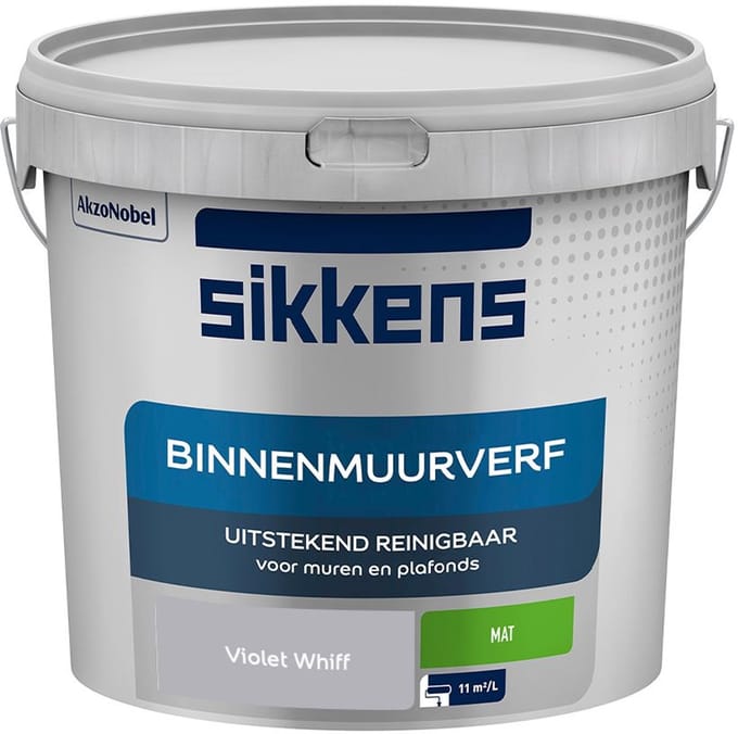 Sikkens - Binnenmuurverf Mat - Violet Whiff - Mengverf - 5 L