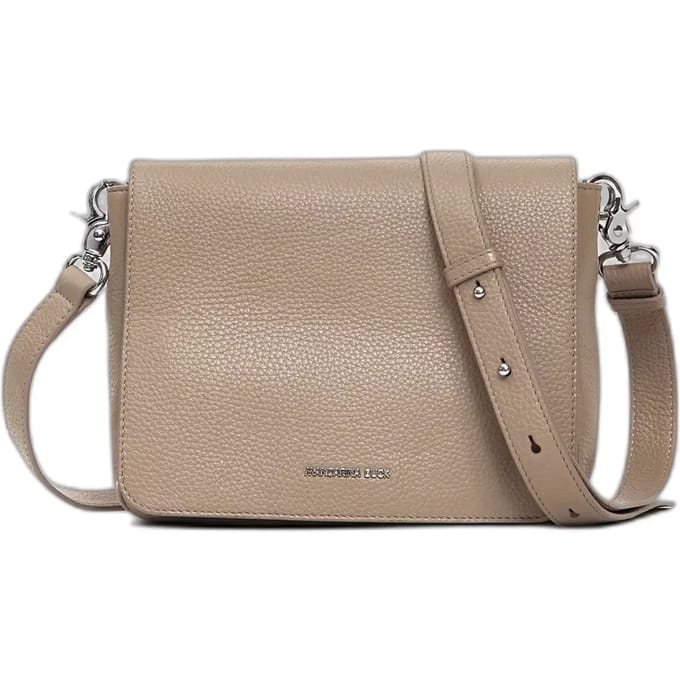 Mandarina Duck Mellow Leather - Schoudertas 36 cm (warm taupe)